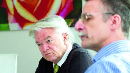 Wollen mehr Öffentlichkeitsarbeit statt Studien: Dieter Weirich und Klaus Morgenstern (v. l.), Foto: Stephan Baumann