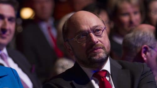 Europaparlamentspräsident Martin Schulz beim Politikaward 2013. Foto: Stephan Baumann