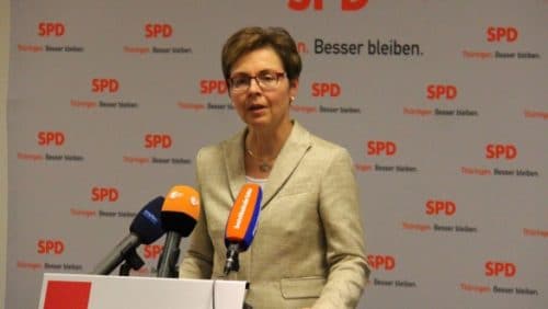 Heike Taubert, Spitzenkandidatin der SPD in Thüringen Heike Taubert, Spitzenkandidatin der SPD in Thüringen. Foto: SPD Thüringen