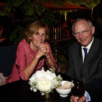 Wolfgang Schäuble mit Frau Ingeborg