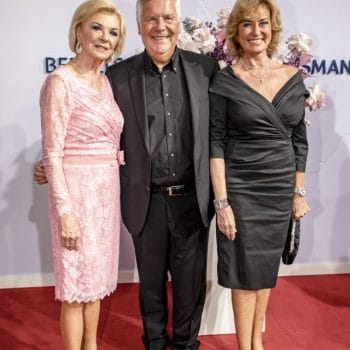 Liz Mohn mit Rudolf und Dagmar Wöhrl