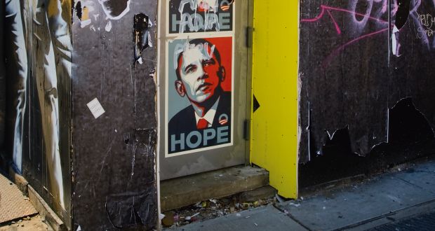 Wie kein anderer verwendete der spätere US-Präsident Barack Obama in seinem Wahlkampf das Wort "Change" – und weckte damit große Zukunftshoffnungen. (c) Getty Images/Chris McGrath