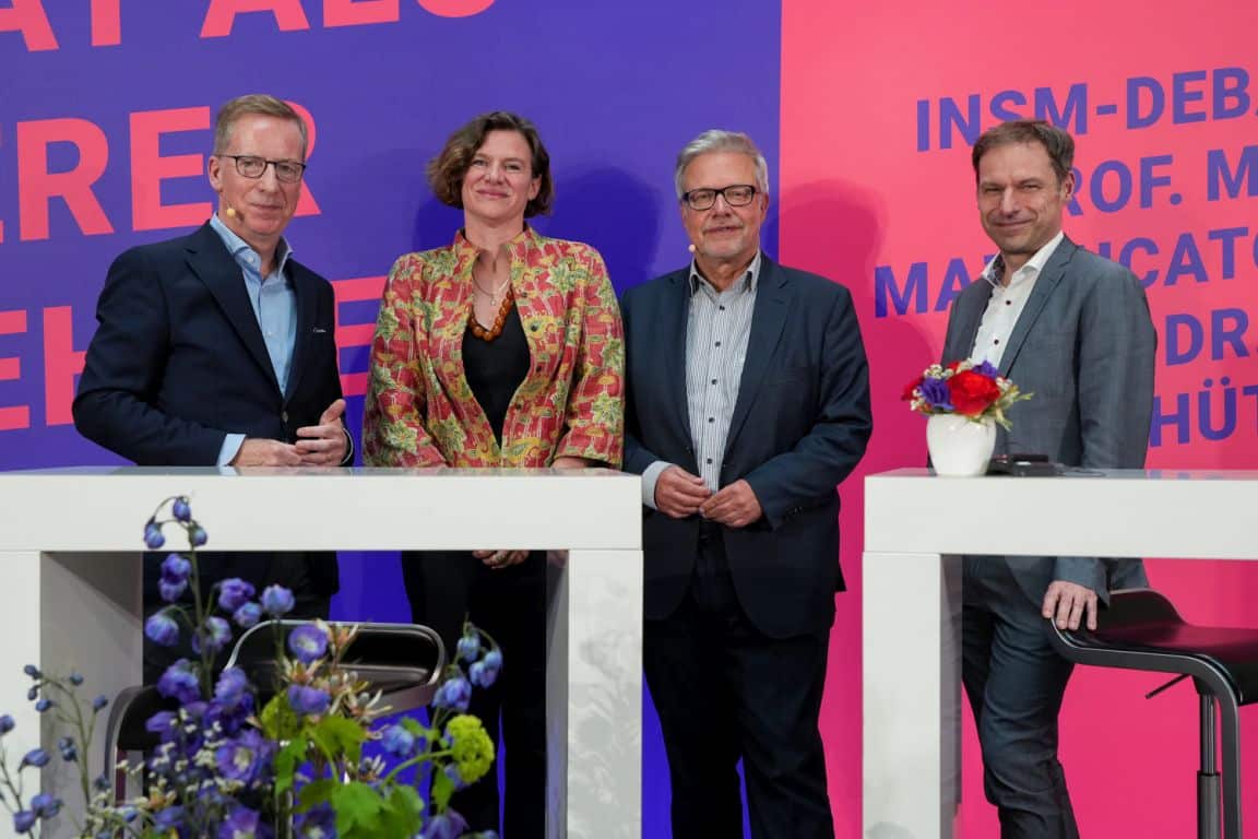 Michael Hüther, Mariana Mazzucato, Marc Beise, Thorsten Alsleben
