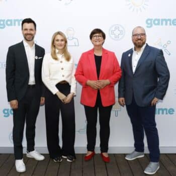 Felix Falk, Julia Pfiffer, Saskia Esken, Lars Janssen