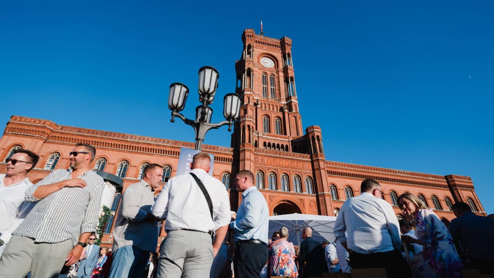 Das Berliner Hoffest im Roten Rathaus. Foto: Jens Ahner