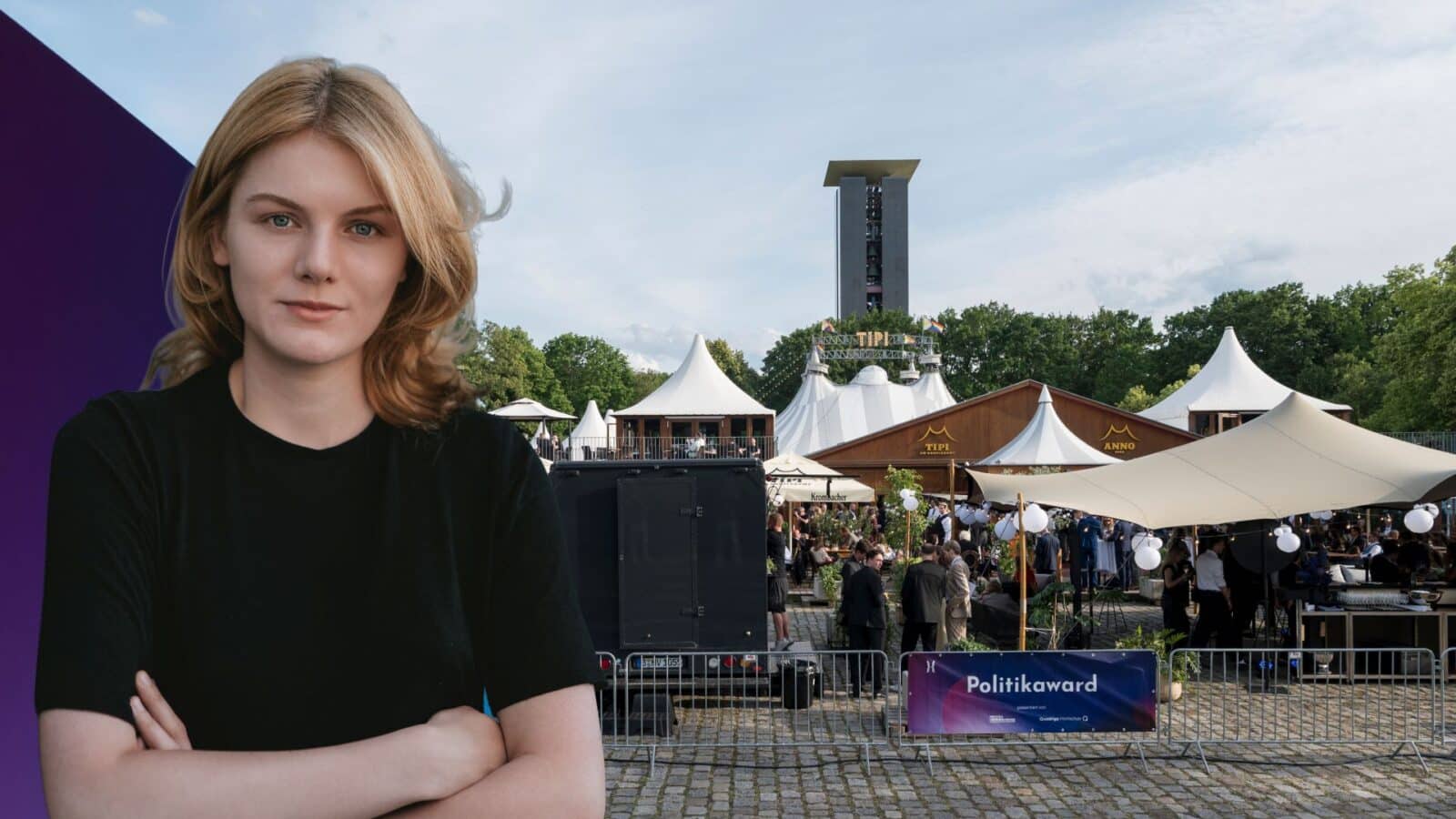 Anna Moors war zum erstem Mal auf dem Politikaward. Fotos: Milena Radatz, Sebastian Höhne